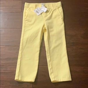 Janie and Jack adjustable waist stretch twill pant